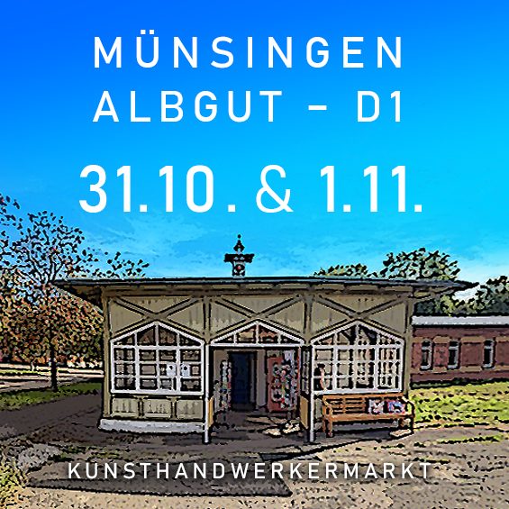 Schmuck von Magdalena Höhne aus Aalen auf dem Kunsthandwerkermarkt des Concept Store D1 im Albgut Münsingen am 31. Oktober und 1. November 2026 Schmuck von Magdalena Höhne aus Aalen auf dem Kunsthandwerkermarkt des Concept Store D1 im Albgut Münsingen