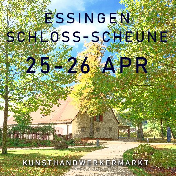 Schmuck von Magdalena Höhne aus Aalen auf dem Kunsthandwerkermarkt 'SCHLOSS-SCHEUNEN-SCHAU' in Essingen am 25. und 26. April 2026